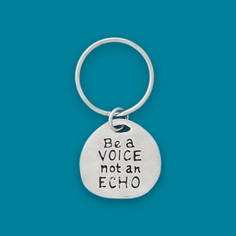 Be a Voice Quote Keychain 